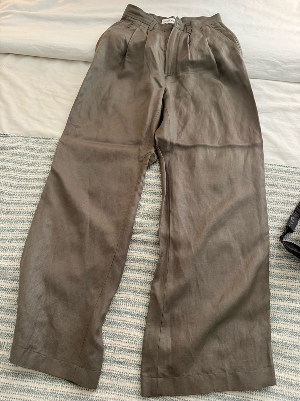 Anine bing Carrie wide leg trousers